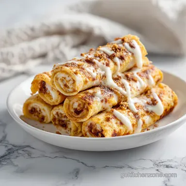Cinnamon Cream Cheese Keto Roll Ups in 15 Min Recipe Card