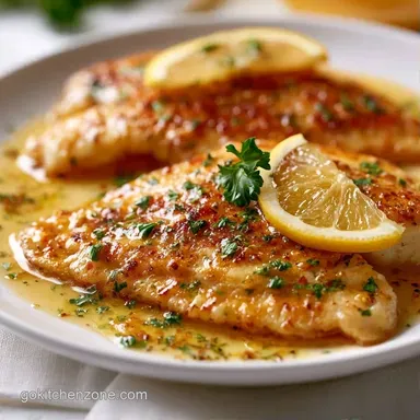 Lemon Butter Tilapia Recipe in 15 Minutes Recipe Card
