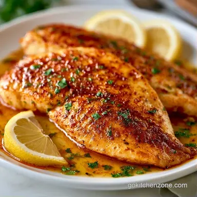 Lemon Garlic Tilapia Pan: Pan-Seared Recipe Card