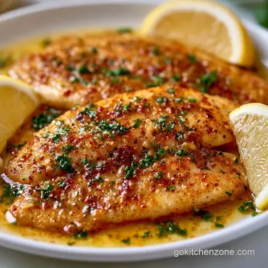 Lemon Garlic Tilapia Pan: Pan-Seared