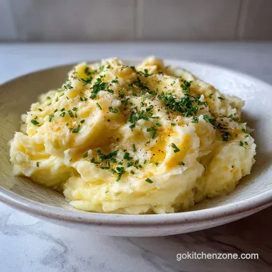 Make Ahead Mashed Potatoes for 9 Servings Recipe Card