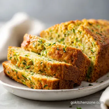 Moist Zucchini Bread Recipe for 10 Servings Recipe Card