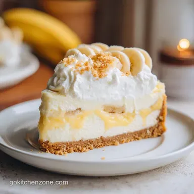 No Bake Banana Pudding Cheesecake in 6 Hours 30 Minutes