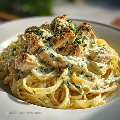 Olive Garden Chicken Alfredo Recipe in 30 Minutes Recipe Card