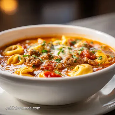 Sausage Tortellini Soup in 30 Minutes: A Silky One Pot Meal