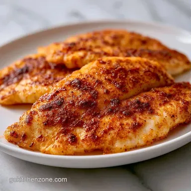 Crispy Pan Fried Tilapia in 14 Minutes Recipe Card