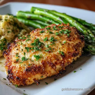 Parmesan Crusted Chicken: Oven Baked Crispy