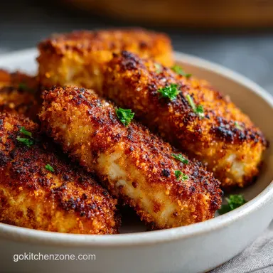 Parmesan Crusted Chicken: Crispy Baked Recipe Card