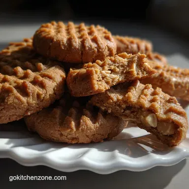 Peanut Butter Cookies: Shatter Crisp Edges