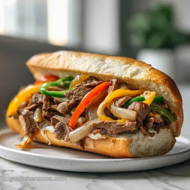 Philly Cheesesteak Meat: Perfect Tender Ribeye for Sandwiches Recipe Card
