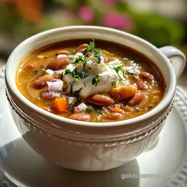 Pinto Bean Soup: Smoky & Velvety | Slow Cooker Recipe
