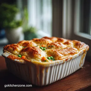 Chicken Pot Pie Casserole in 45 Minutes Recipe Card
