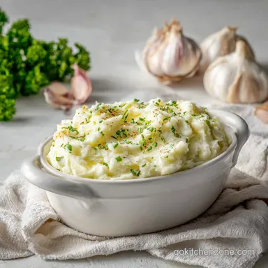 Prime Rib Side Dish with Garlic Mashed Potatoes