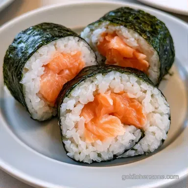 Rice Ball Bento with Salmon Recipe Card