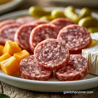 Sausage and Cheese Platter in 20 Minutes