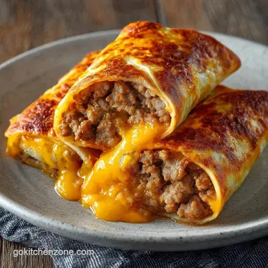Sausage Egg Cheese Roll Ups: Meal Prep
