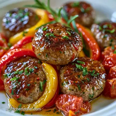 Sausage Peppers Skillet in 26 Minutes Recipe Card