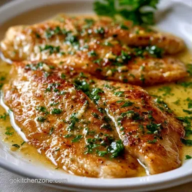 Garlic Butter Tilapia in 17 Minutes Recipe Card