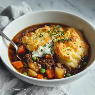 Shepherds Pie Soup in 40 Minutes Recipe Card