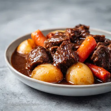 Slow Cooker Beef Stew for 8 Servings