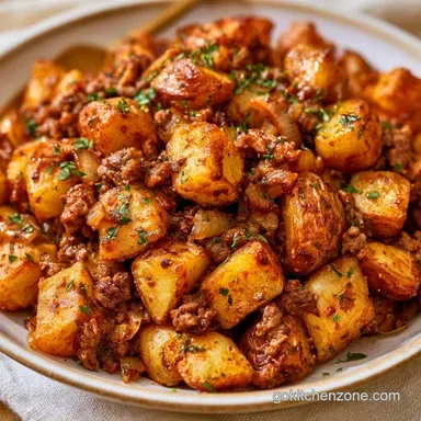 Slow Cooker Hamburger Hash: One-Pot Recipe Card