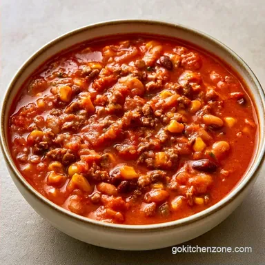Slow Cooker Taco Soup with Ground Beef