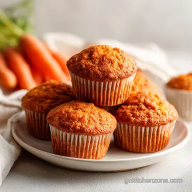 Carrot Muffins Recipe for Moist Results in 35 Min Recipe Card