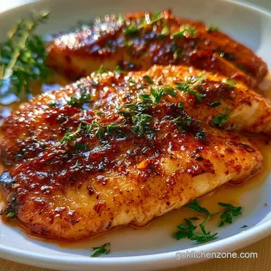 Spicy Caribbean Tilapia in 35 Minutes