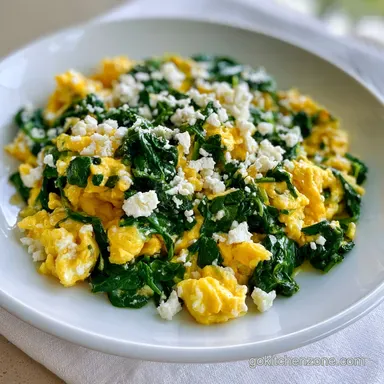 Silky Spinach and Eggs in 15 Minutes Recipe Card