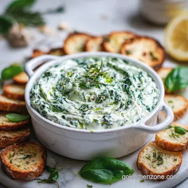 Spinach Dip: Creamy, Garlic Forward with Shattering Crust