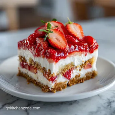 Strawberry Pretzel Salad Recipe: Ready in 30 Min Recipe Card