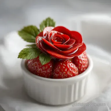 Strawberry Roses Recipe in 15 Minutes