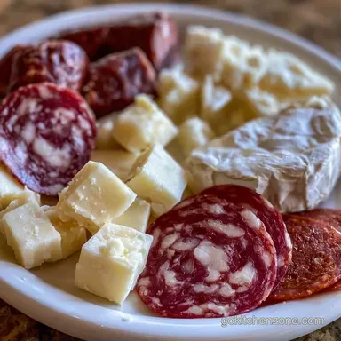 Summer Sausage Charcuterie in 30 Minutes Recipe Card
