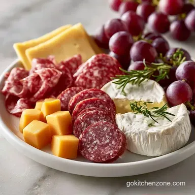 Summer Sausage Charcuterie Board for 11 Recipe Card