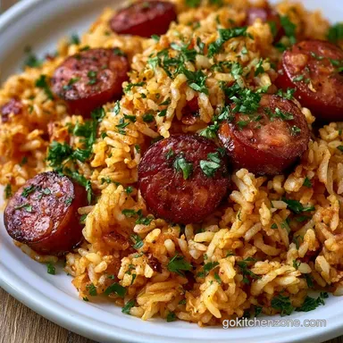 Summer Sausage Rice Skillet in 25 Minutes