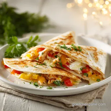 Taco Bell Chicken Quesadilla Recipe for 2 Servings