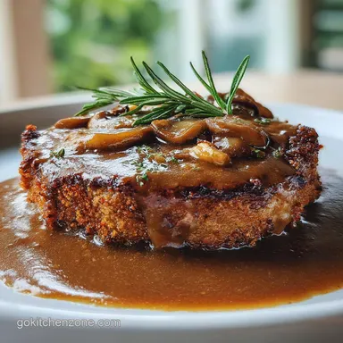 Tender Cube Steak with Velvety Onion Gravy Recipe Card