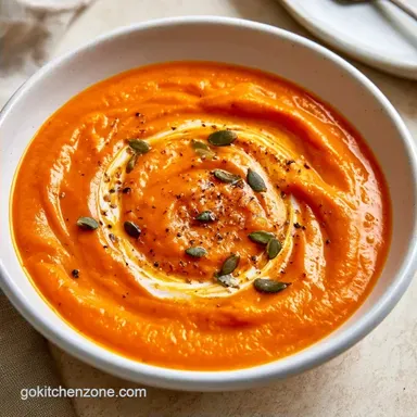 Thai Coconut Pumpkin Soup in 30 Minutes