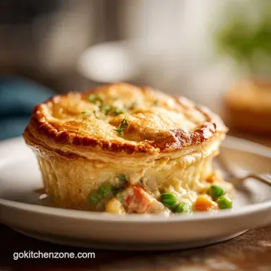 Turkey Pot Pie with Flaky Crust | 55 Min Recipe Card