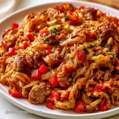 Turkey Sausage Casserole for 12 Servings