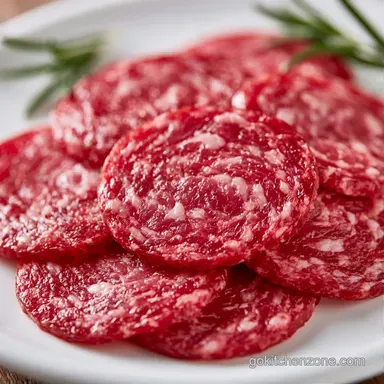 Wild Game Summer Sausage Meal Prep Recipe Card
