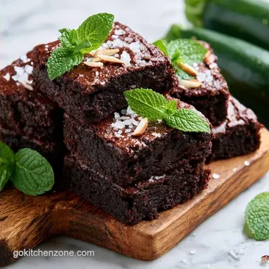 Easy Zucchini Brownies: Fudgy, Gluten-Free & Vegan