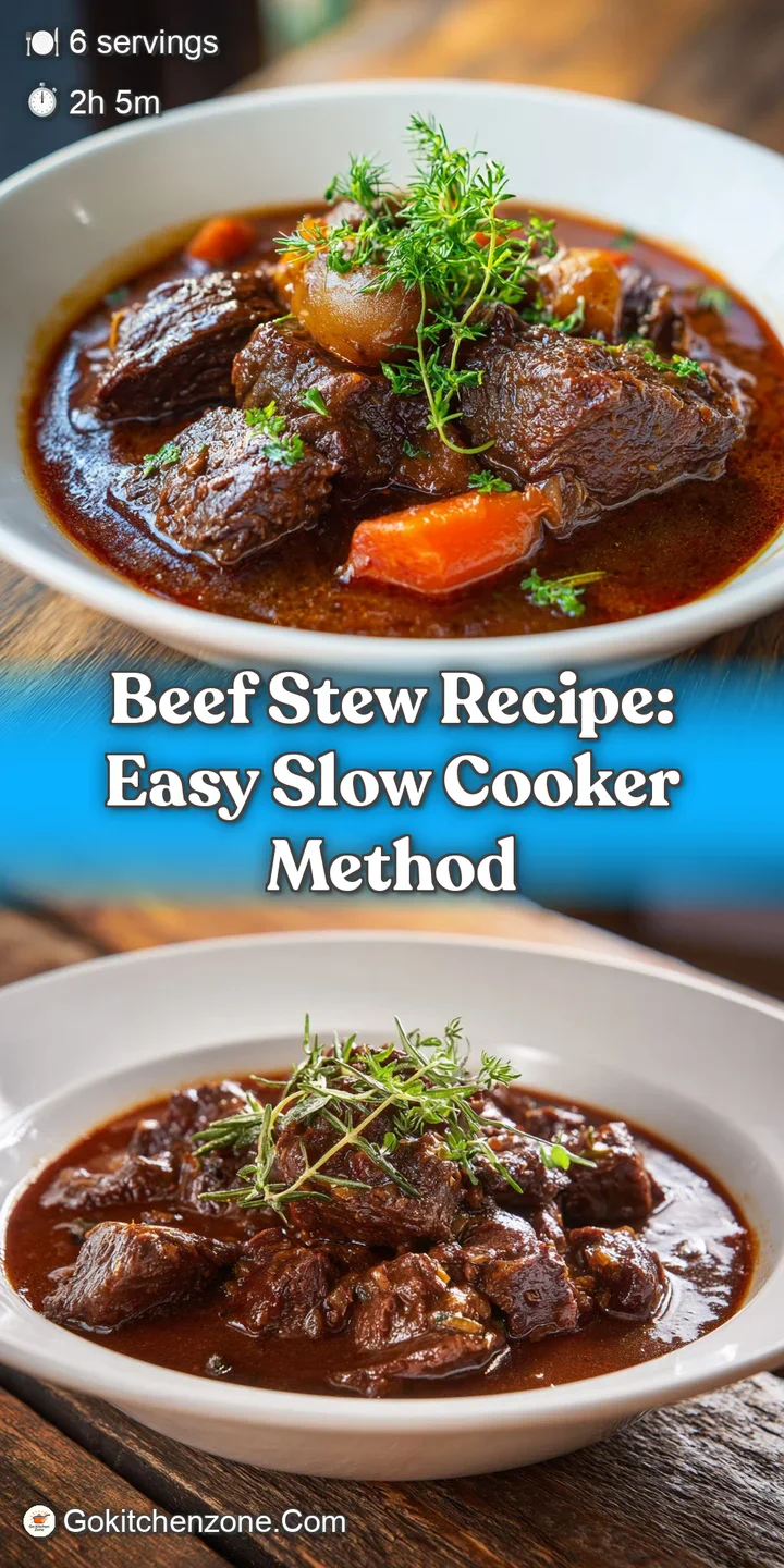 Close-up of beef stew, the thick gravy coating tender beef and carrots, steam rising to hint at its warmth.