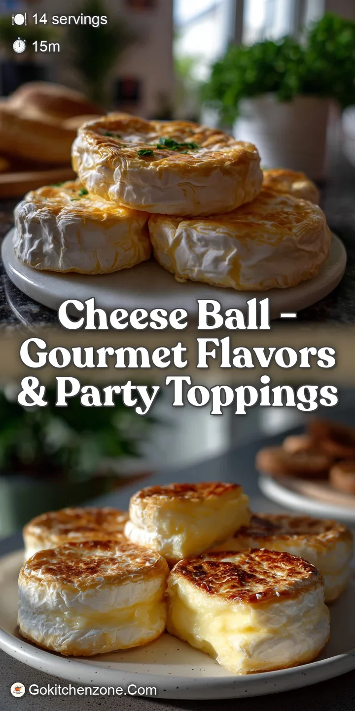 Close-up of a cheese ball, showcasing a speckled pecan crust, a hint of creamy interior, and a sprinkle of chopped chives;...