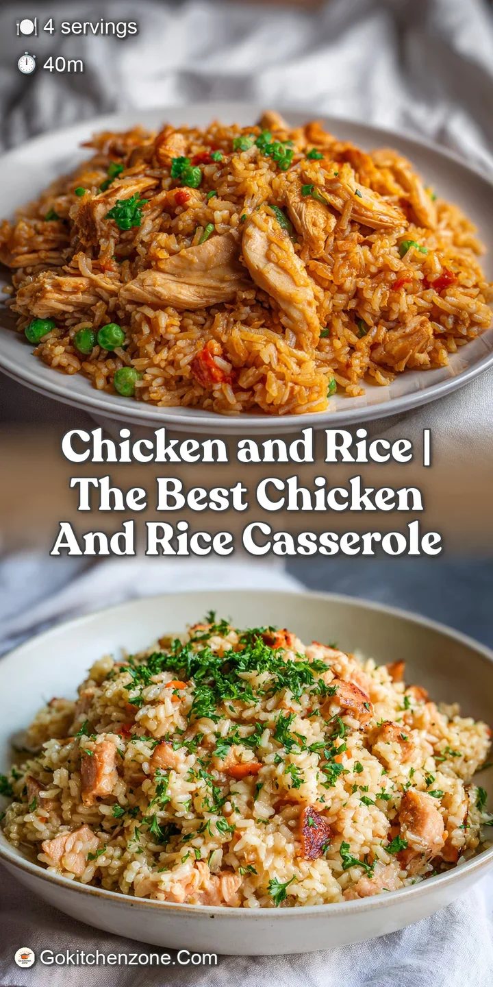 Close-up of succulent chicken chunks nestled in creamy rice, highlighting the glistening surface and subtle steam.