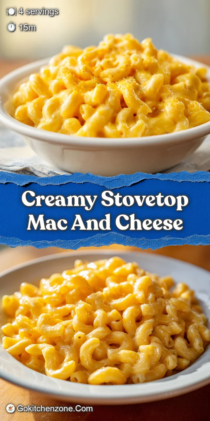 Close-up of rich, melted cheese clinging to perfectly cooked macaroni, showcasing the dish's creamy texture and inviting g...