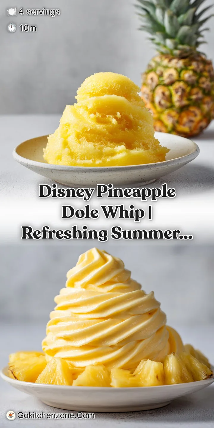 Close-up of a swirling, pale yellow pineapple soft serve, perfectly chilled and airy.