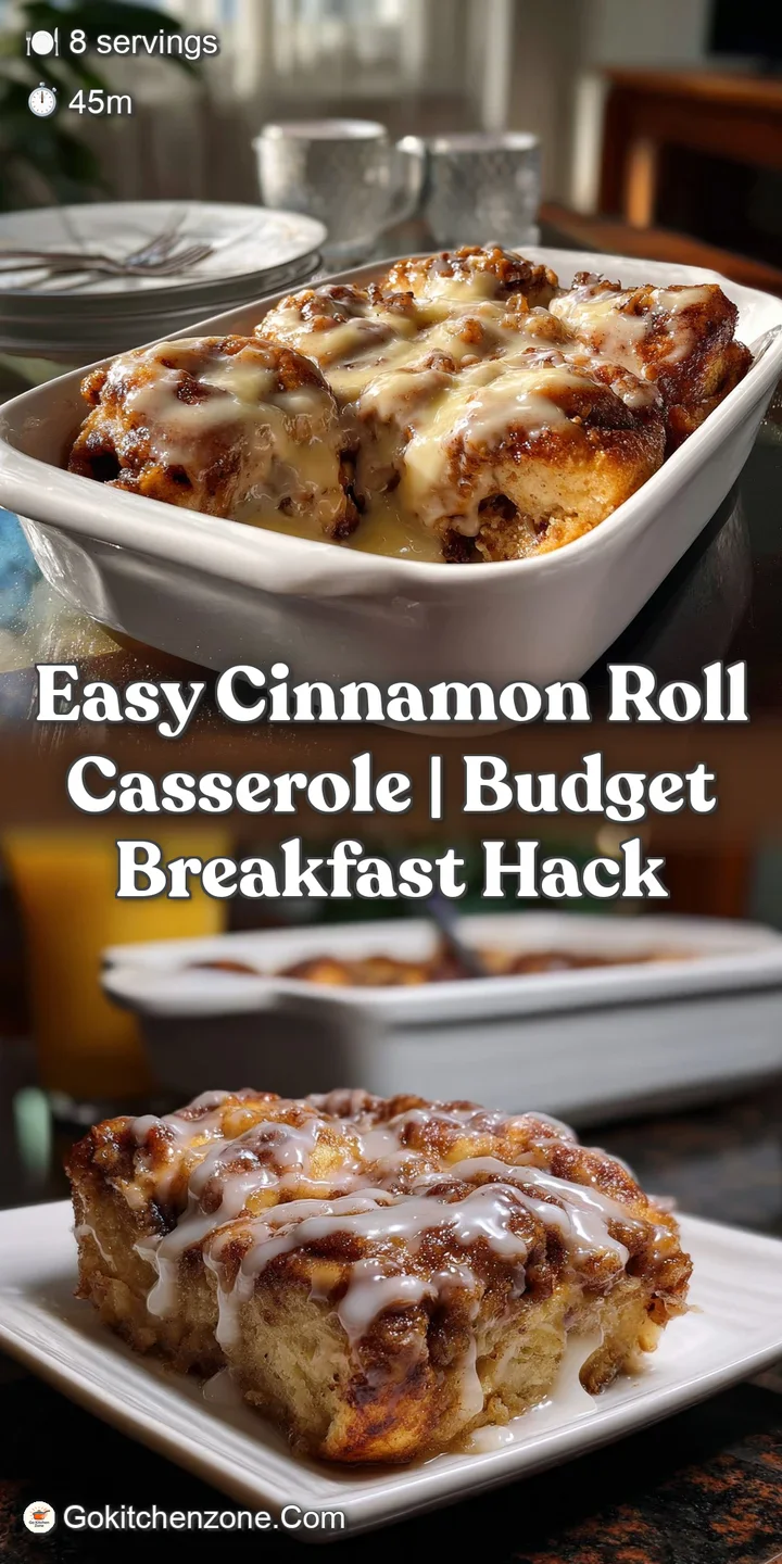 Close-up of a tender, pull-apart cinnamon roll casserole, showcasing the gooey cinnamon filling and soft, pillowy texture.