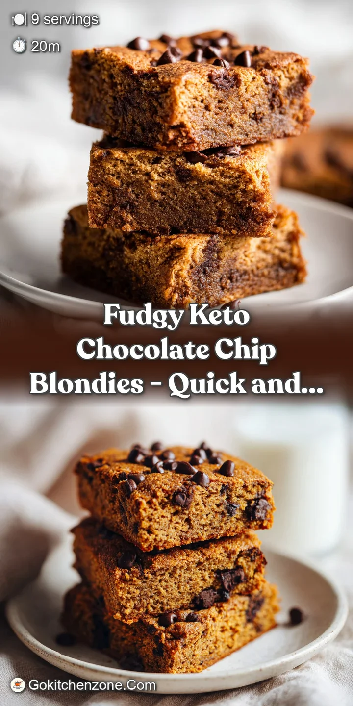 Close-up of a rich, chewy blondie texture studded with melted chocolate chunks.