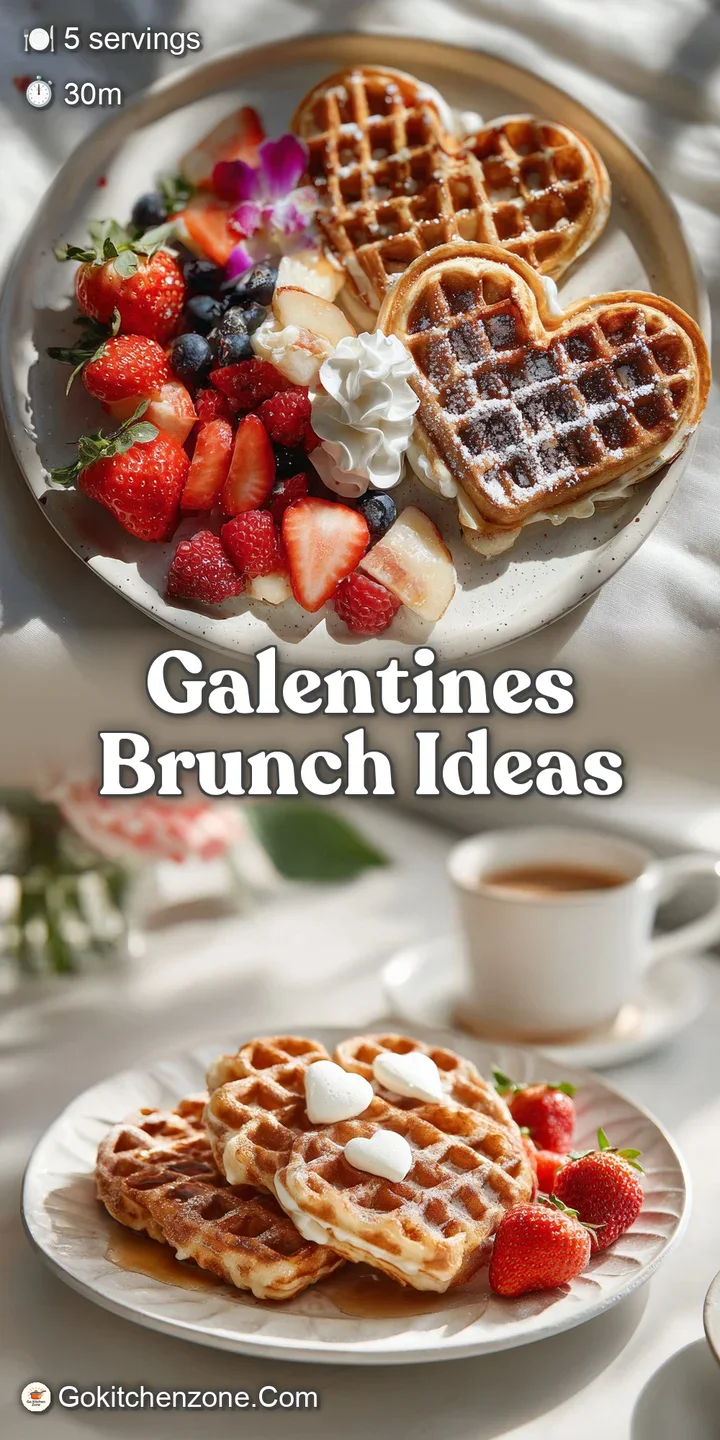 Close-up of a golden-brown heart waffle, glistening syrup pools, and plump raspberries create an enticing bite. Steam risi...